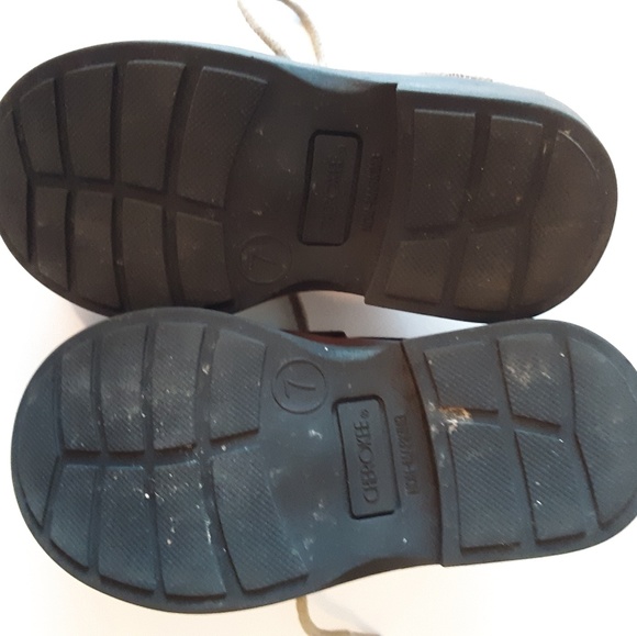 Cherokee brown boys tie oxfords - Picture 5 of 6